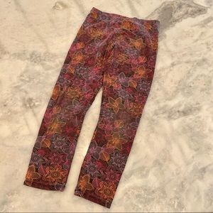 🚨$1 w/ bundle $4+ Floral Leggings Size M 7/8